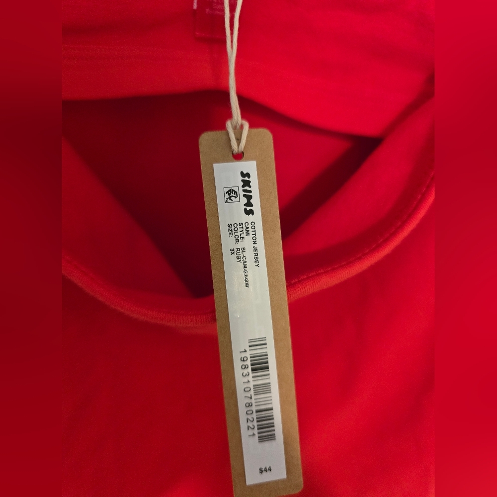 NWT Skims Cotton Jersey Cami Size 3x - Picture 4 of 5
